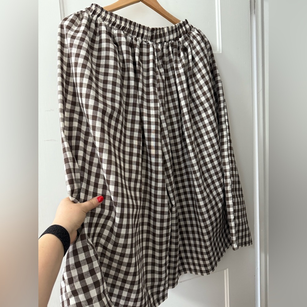A brand new gorgeous 100% cotton skirt pants or wide leg pants